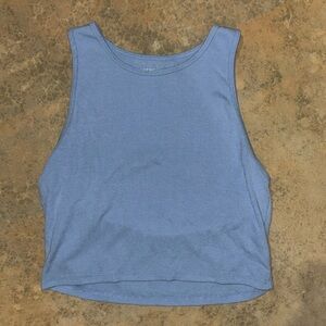 blue american eagle crop top
